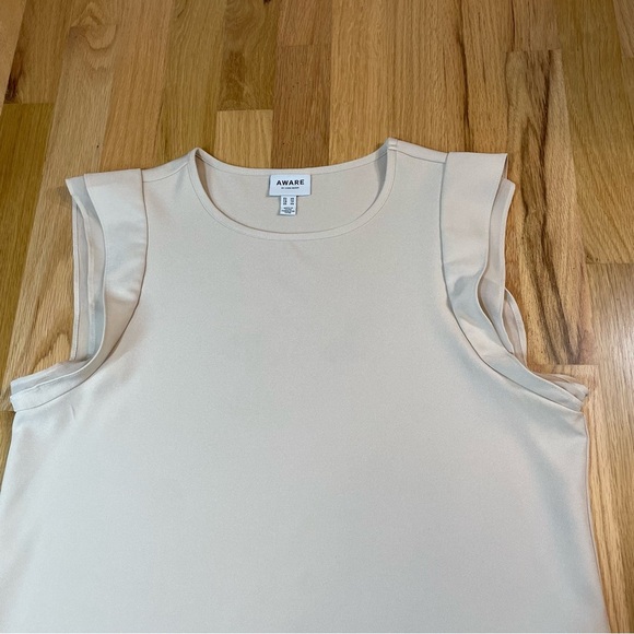 Aware by Vero Moda “Delia” Cap Sleeve Top Corpcore Office Siren Women’s Size XS - Picture 2 of 10